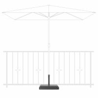 Stojak balkonowy 20 kg antracyt