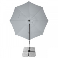 RAVENNA SMART 3 m – odchylany parasol ogrodowy z bocznym słupkiem