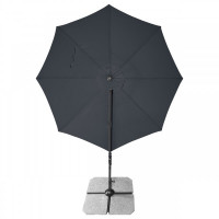 RAVENNA SMART 3 m – odchylany parasol ogrodowy z bocznym słupkiem