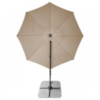 RAVENNA SMART 3 m – odchylany parasol ogrodowy z bocznym słupkiem