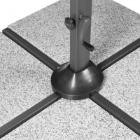 RAVENNA SMART 3 m – odchylany parasol ogrodowy z bocznym słupkiem