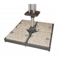 GOLIATH 5 x 5 m - duży parasol gastronomiczny