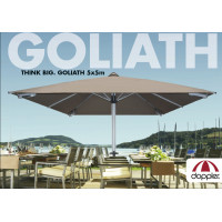 GOLIATH 5 x 5 m - duży parasol gastronomiczny