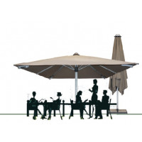 GOLIATH 5 x 5 m - duży parasol gastronomiczny