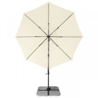 RAVENNA 330 cm – duży, wahadłowy parasol ogrodowy z bocznym słupkiem