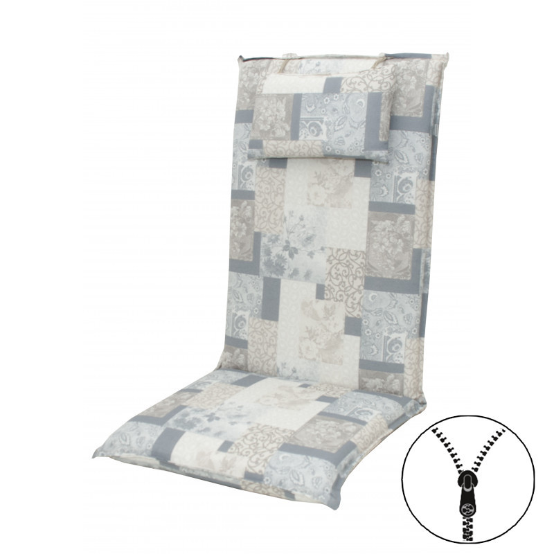 ELEGANT 2231 wysoki - poduszka do krzesła i fotela z zagłówkiem