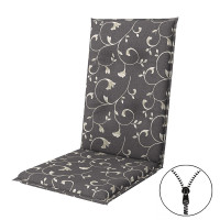 LIVING 2097 wysoki - poduszka na siedzisko i fotel zapinane na zamek