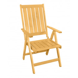 DOVER - drewniane rozkładane krzesło ogrodowe