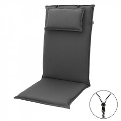 STAR UNI z zamkiem 7777 wysoka - poduszka do krzesła i fotela z zagłówkiem