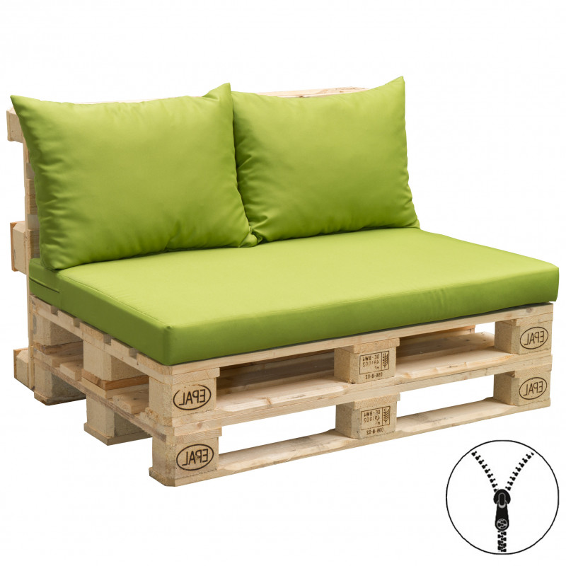 Siedzisko paletowe, siedzisko + 2x poduszki