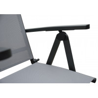 LUNA ACTIVE szary - komplet wypoczynkowy aluminiowy 6+1