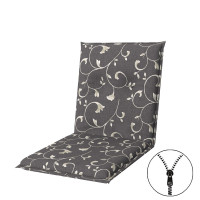 LIVING 2097 niska - poduszka na krzesło zapinana na zamek