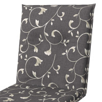 LIVING 2097 niska - poduszka na krzesło zapinana na zamek