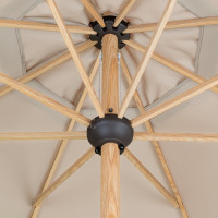 ALU WOOD 3,5 m - parasol z rączką z ochroną UV ULTRA