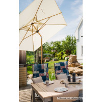 ALU WOOD 3 x 2 m – parasol z funkcją automatycznego odchylania i ochroną UV ULTRA