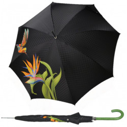 Elegance Boheme Tropicale - luksusowy damski parasol z kwiatowym nadrukiem