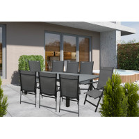 ACTIVE - krzesło rozkładane w kolorze szarym