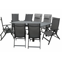 ACTIVE - krzesło rozkładane w kolorze szarym