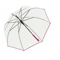 Hit Long Automatik Transparent - wysuwany, goły parasol damski
