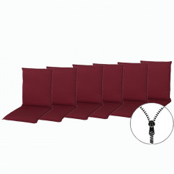 ELEGANT 2428 Low - zestaw 6 poduszek na krzesła i fotele