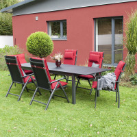 EXPERT - aluminiowe krzesło ogrodowe z możliwością regulacji