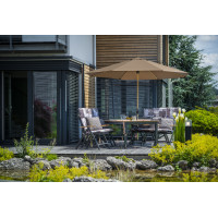 ALU WOOD 3,5 m - parasol z rączką z ochroną UV ULTRA