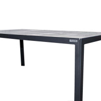 BERGAMO ACTIVE szary - komplet wypoczynkowy aluminiowy 4+1