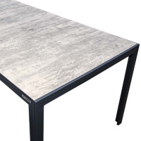 BERGAMO MIAMI szary - komplet wypoczynkowy aluminiowy 4+1