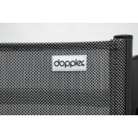 ACTIVE - fotel rozkładany w kolorze czarno-srebrnym