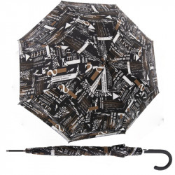 Fibre Flex AC Scribble Black - goły parasol damski do strzelania