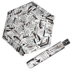 Fibre Magic Scribble White - damski w pełni automatyczny parasol