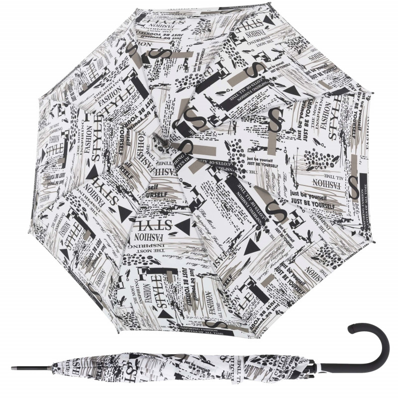 Fibre Flex AC Scribble White - goły parasol damski do strzelania