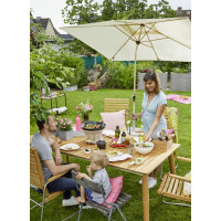 ALU WOOD 3 x 2 m – parasol z funkcją automatycznego odchylania i ochroną UV ULTRA