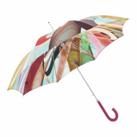 Elegance Boheme Vito - luksusowy parasol damski z abstrakcyjnym nadrukiem