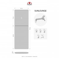 SPOT 5911 - poduszka na leżak ogrodowy