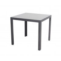 Luna - aluminiowy stół ogrodowy 80 x 80 x 74 cm