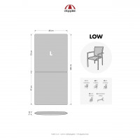 NATURE 3193 niska - poduszka na krzesło i fotel