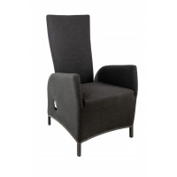 Paris LIKA-TEX® antracyt - luksusowe rozkładane krzesło ogrodowe