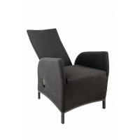 Paris LIKA-TEX® antracyt - luksusowe rozkładane krzesło ogrodowe