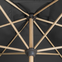 ALU WOOD 3 x 2 m – parasol z funkcją automatycznego odchylania i ochroną UV ULTRA