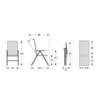 DOVER - zestaw sof drewnianych 6+1