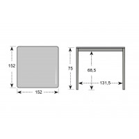 PRATO YELMO ALU - aluminiowy zestaw ogrodowy 6+1