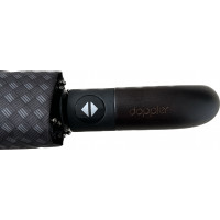 Fibre Magic duży czarny diament Chester, RH Holz Griff - w pełni automatyczny parasol męski