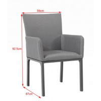 BERGAMO VERONA - aluminiowy zestaw sof 4+1