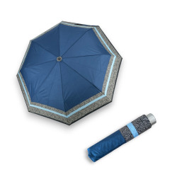 Mini Light Classic blue stripe - damski parasol składany