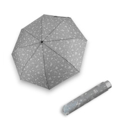 Mini Light Minimally cool grey - damski parasol składany