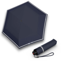 KNIRPS ROOKIE NAVY REFLECTIVE - lekki składany parasol