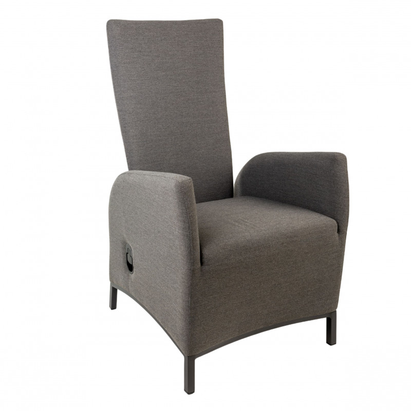 Paris LIKA-TEX® szary - luksusowe rozkładane krzesło ogrodowe