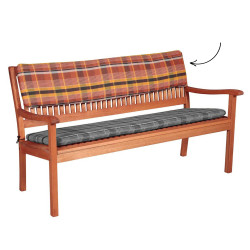 Oparcie do ławki 3-osobowej 150x30x6 cm