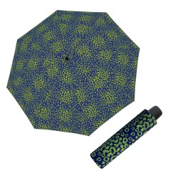 Hit Mini Loop Blue & Green - damski parasol składany